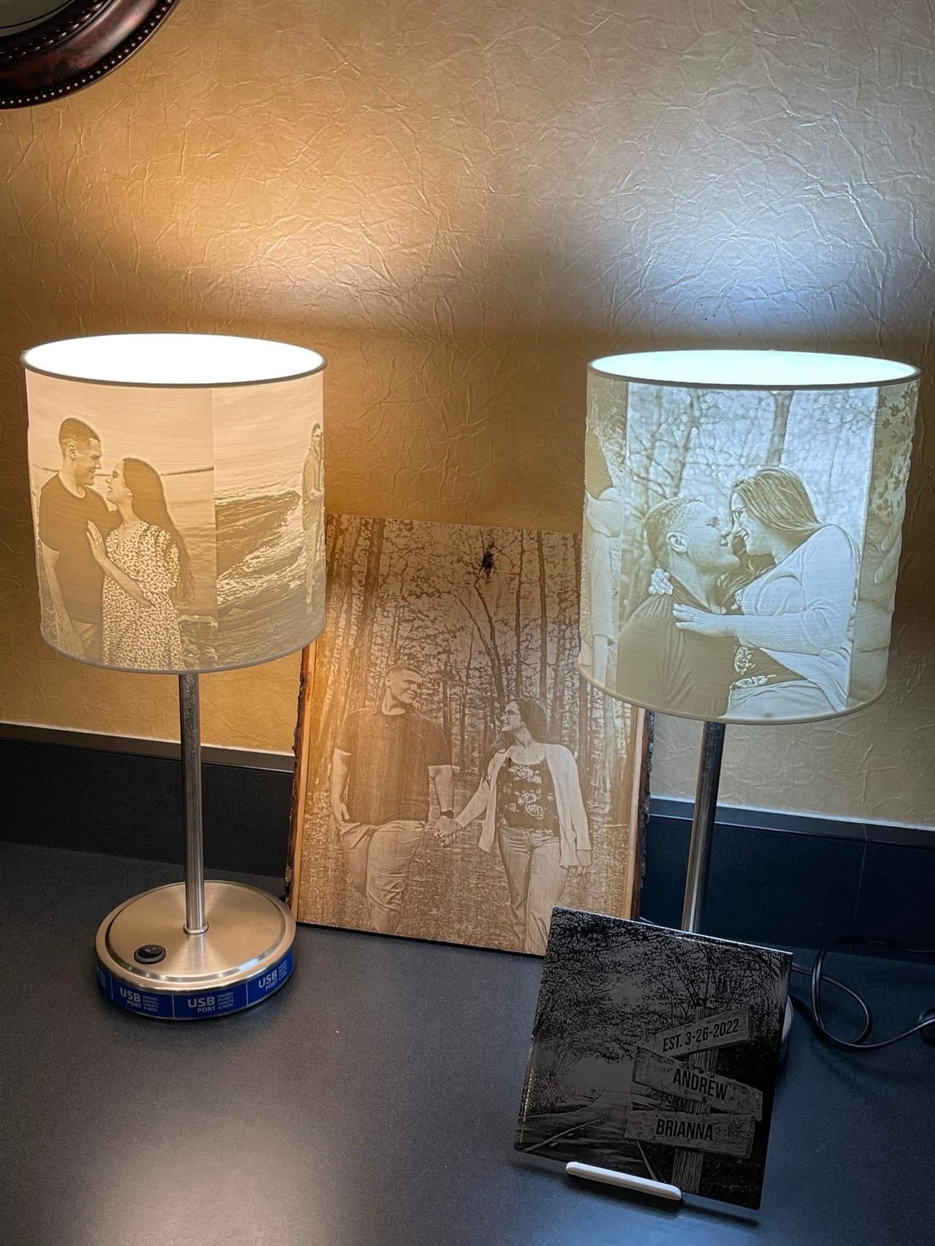 Personalized lamp shades