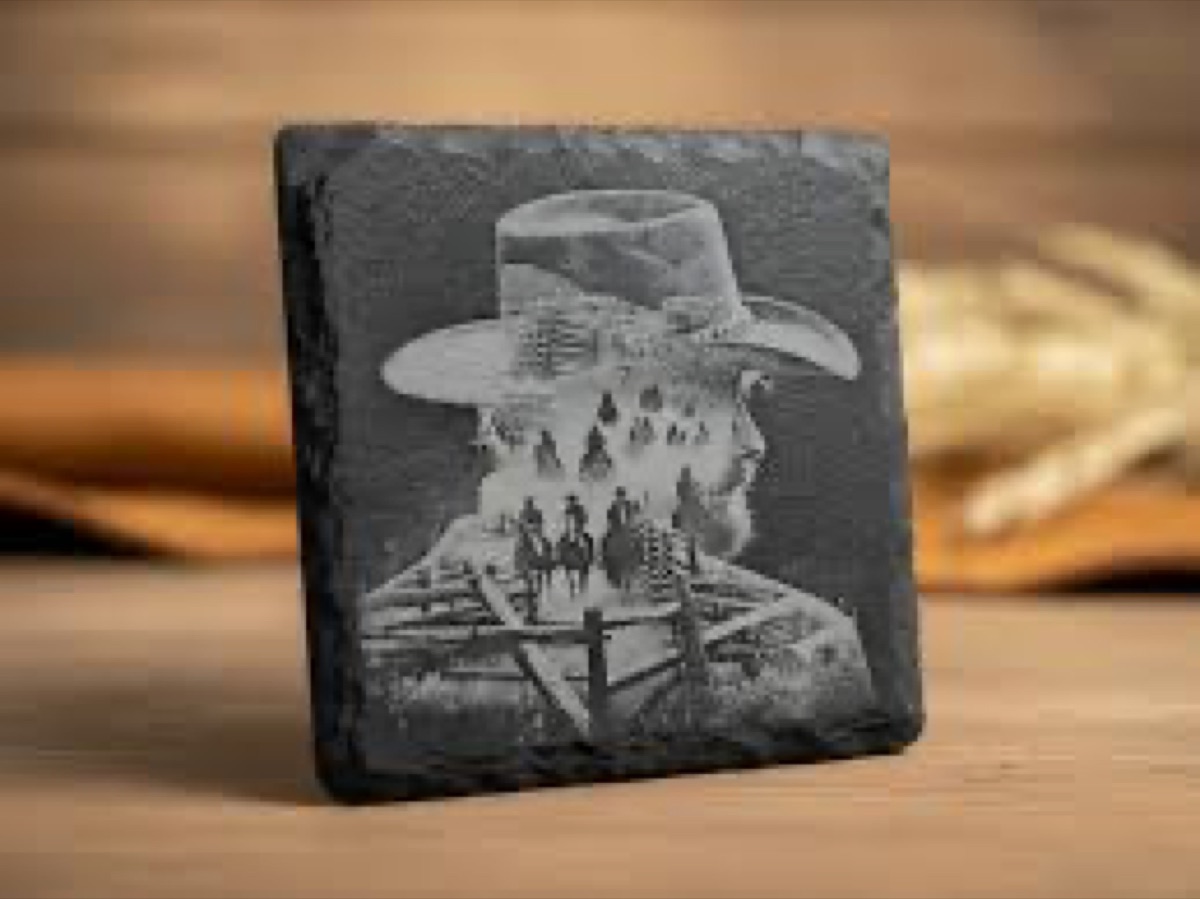 Western slate photo gift