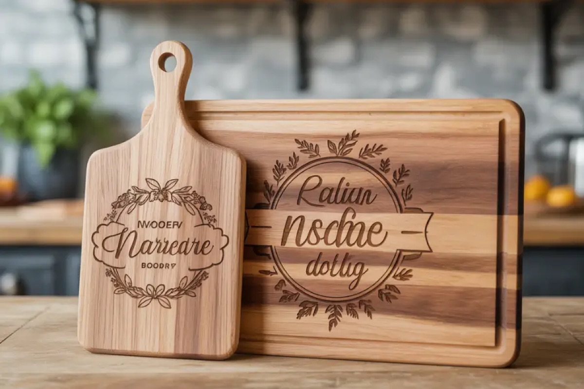 Personalized cutting board set